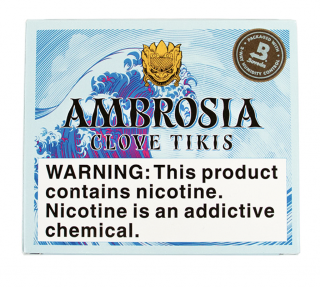 Ambrosia Clove Tiki 10 Cigars per Pack Boswell Pipes