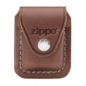 Brown Zippo Lighter Pouch