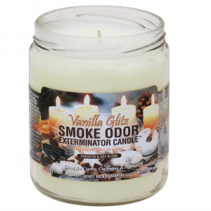 Smoke Odor Exterminator Candle Vanilla Glitz 13oz.