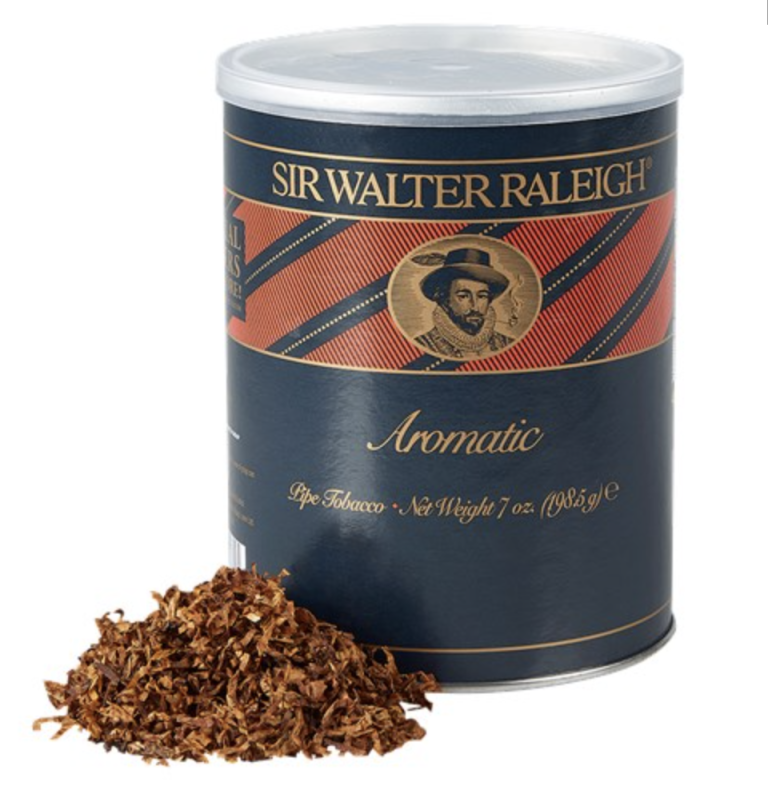 Sir Walter Raleigh Aromatic Pipe Tobacco 7oz Can Boswell Pipes