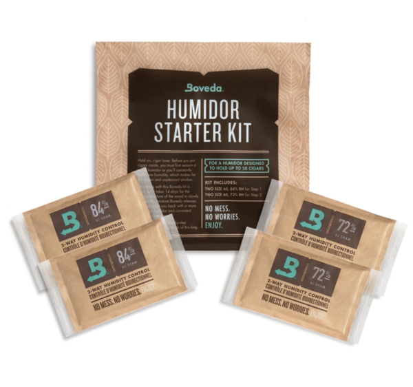 Boveda 50-Count Humidor Starter Kit For a Wooden Humidor