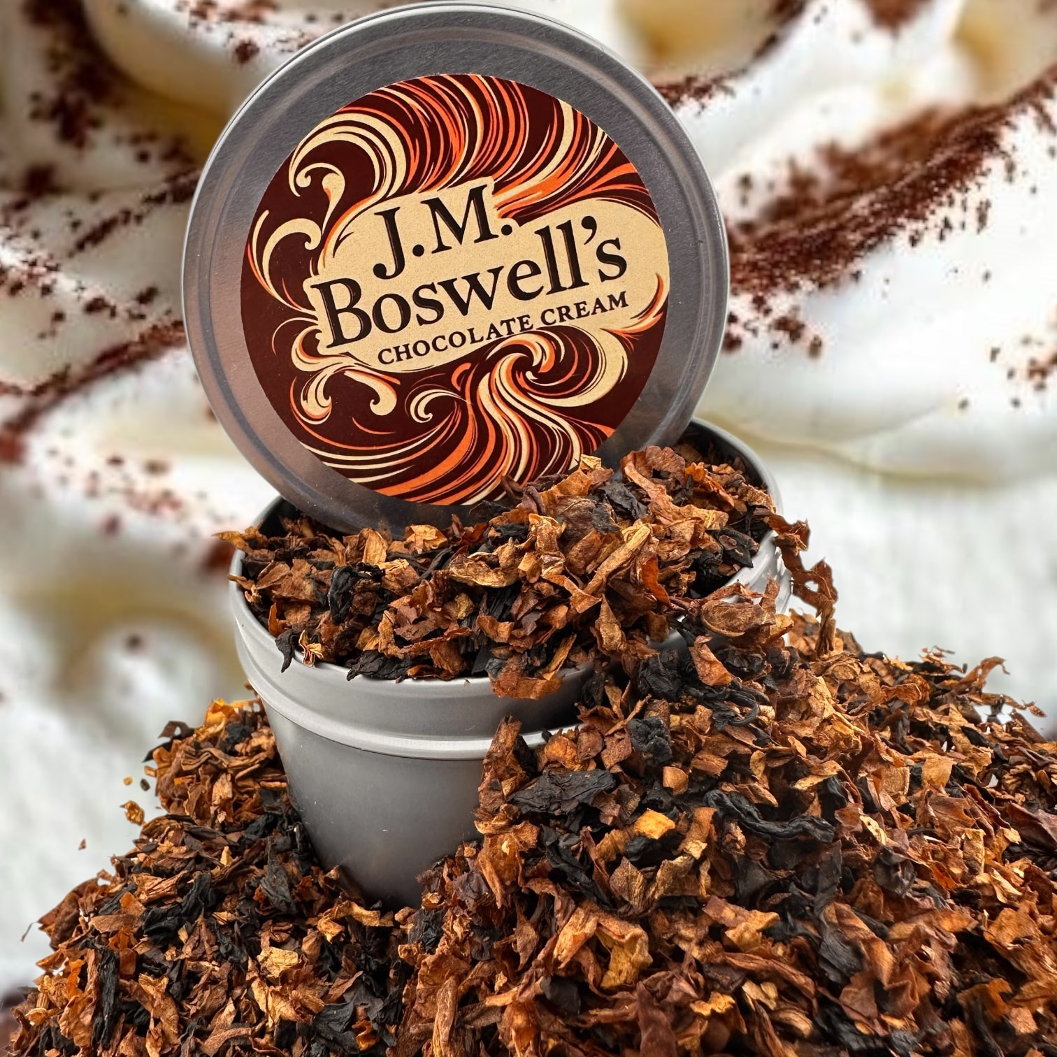chocolate tobacco Boswell Chocolate Cream 2oz Tin
