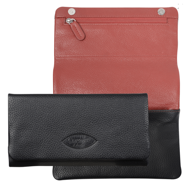 Comoys Tobacco Pouch Rollup Black & Red