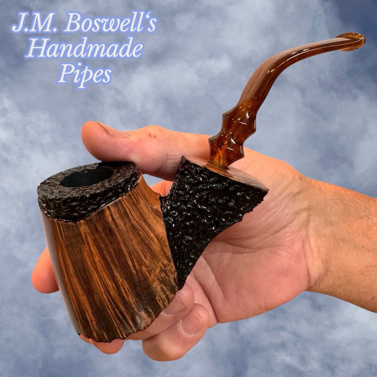 jm boswell pipe tobacco Boswell Pipe 2026 - REVERSE PLATEAUX FREEHAND SITTER