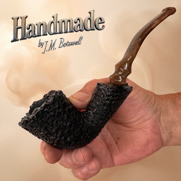 freehand tobacco pipe Boswell Pipe 2026 - BLACK-COAL FREEHAND